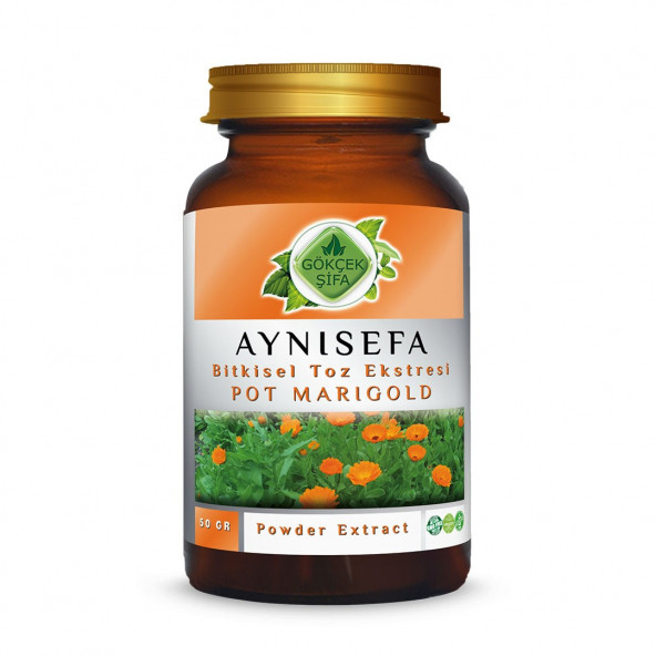 Aynısefa Toz Ekstresi (Calendula Officinalis L.)50 gr. Cam Kavanoz ürün görseli 1
