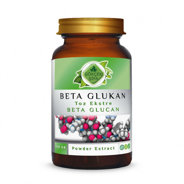 Beta Glukan Toz Ekstresi (Beta Glucan)100 gr. Cam Kavanoz ürün görseli 1