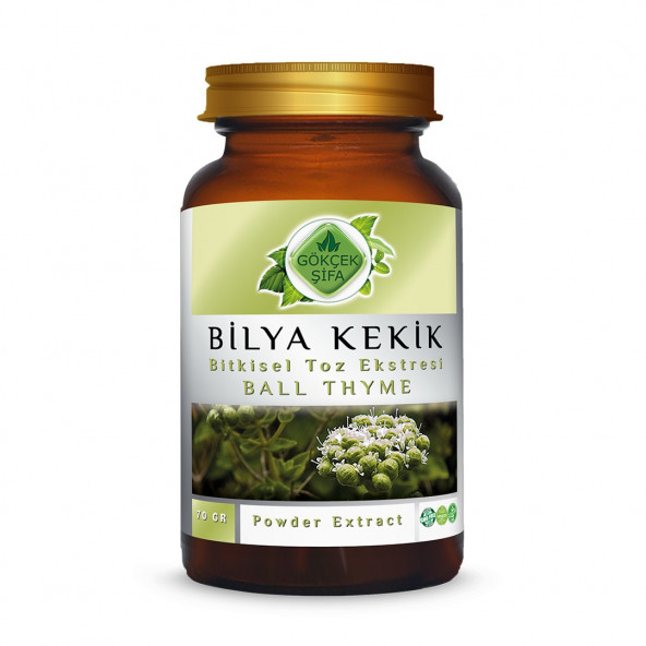 Bilya Kekik Toz Ekstresi (Thymus Vulgaris)70 gr. Cam Kavanoz ürün görseli 1