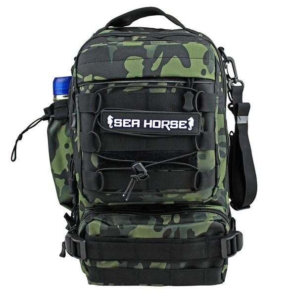 Sea Horse Explorer&Back Pack Spin Çanta Camo Green ürün görseli 1