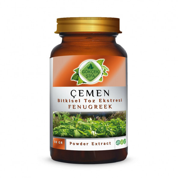 Çemen Toz Ekstresi (Trigonella foenum-graecum L.) 50 gr. Cam Kavanoz ürün görseli 1