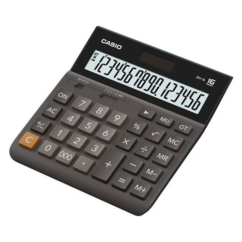 Casio DH-16 16 Haneli Masaüstü Hesap Makinesi – Profesyonel Ofis Tipi Büyük Ekranlı Hesap Makinesi ürün görseli 1