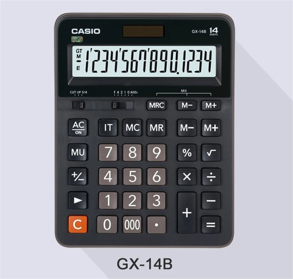 Casio GX-14B 14 Haneli Masaüstü Hesap Makinesi ürün görseli 1