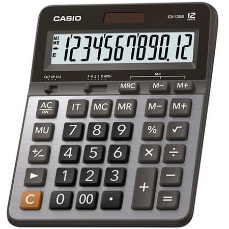 Casio GX-120B 12 Haneli Masaüstü Hesap Makinesi ürün görseli 1