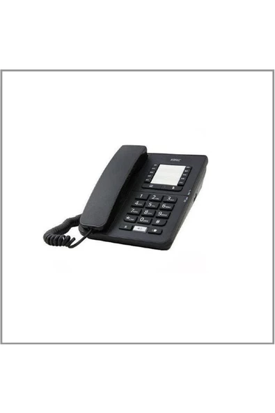 Karel TM142 Siyah Masaüstü Kablolu Telefon – Handsfree Analog Ofis Telefonu ürün görseli 1