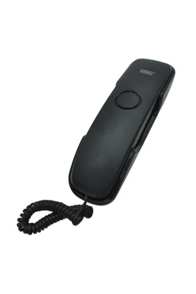 Karel TM902 Duvar Tipi Kablolu Telefon – Hızlı Arama Tuşlu Analog Ofis Ev Tipi Duvara Monte Masaüstü Kullanım Siyah Telefon ürün görseli 1