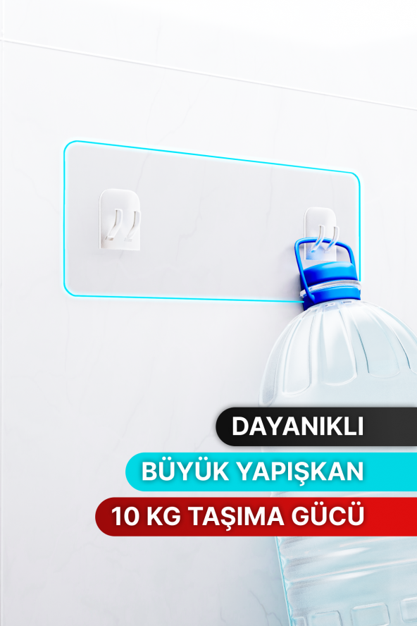 Bino Banyo Düzenleyici Çok Amaçlı 2 Lİ SET Yapışkan Dayanıklı Büyük Yapışkan ürün görseli 1