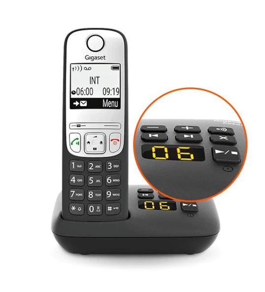 Gigaset A690A Quad 4 Ahizeli Telesekreterli Telsiz Telefon ürün görseli 1