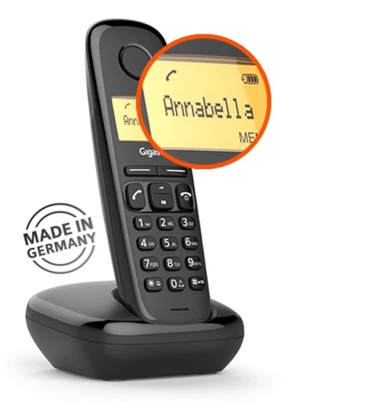 Gigaset A170 Siyah Kablosuz Sabit Hat Telsiz Telefon (IP Telefon Değildir) ürün görseli 1
