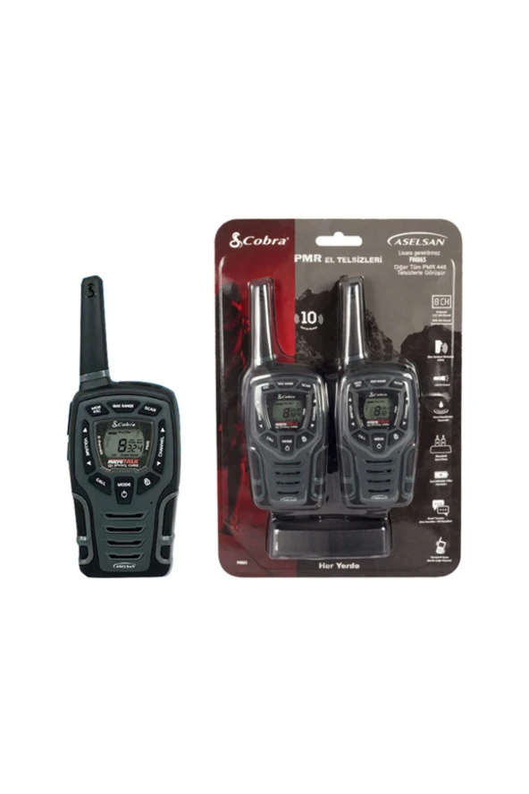 Aselsan Cobra PM865 10Km Titreşimli Pmr El Telsizi ürün görseli 1