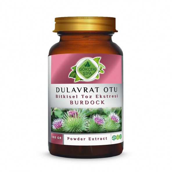 Dulavrat Otu Toz Ekstresi (Arctium Lappa)100 gr. Cam Kavanoz ürün görseli 1