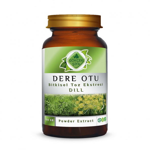 Dere Otu Toz Ekstresi (Anethum graveolens)100 gr. Cam Kavanoz ürün görseli 1