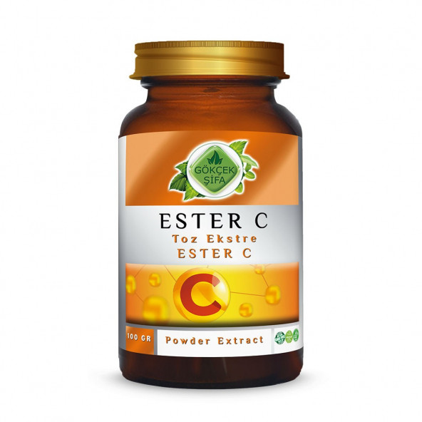 Ester C Toz Ekstresi 100 gr. Cam Kavanoz ürün görseli 1