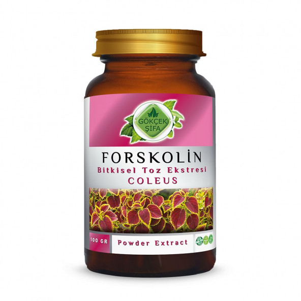 Forskolin Toz Ekstresi Coleus forskohlii100 gr. Cam Kavanoz ürün görseli 1