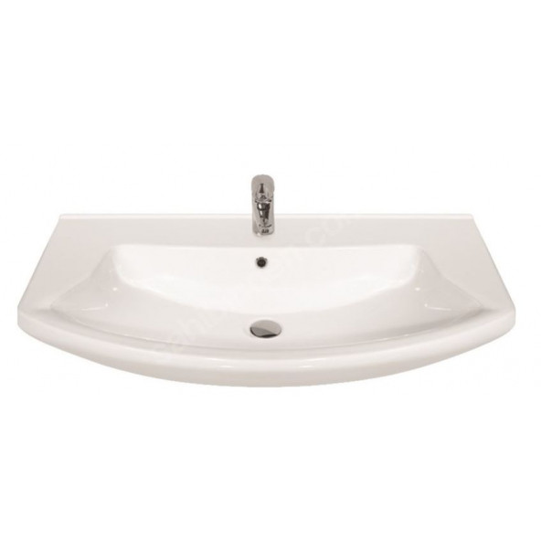 Turkuaz Cerastyle Evita 45 x 90 Etajerli Lavabo ürün görseli 1