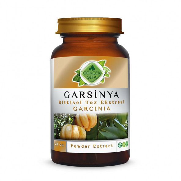 Garcinia Toz Ekstresi (Garcinia Gummi-Gutta) 70 gr. Cam Kavanoz ürün görseli 1