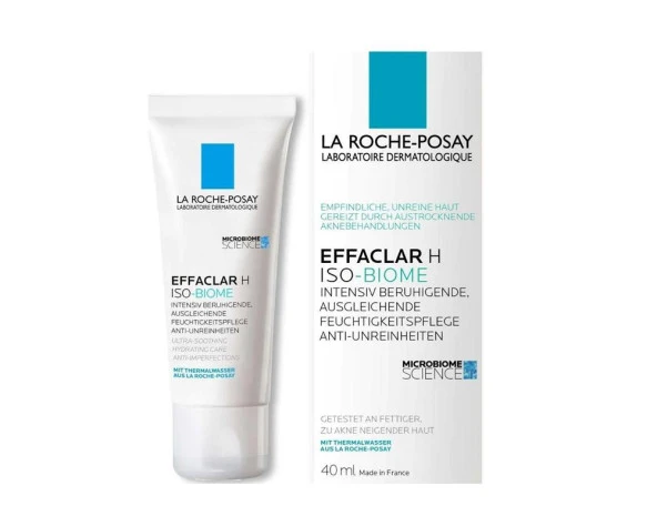 La Roche Posay Effaclar H Iso-Biome Nemlendirici Bakım Kremi 40 Ml -SKT:06/2026 ürün görseli 1