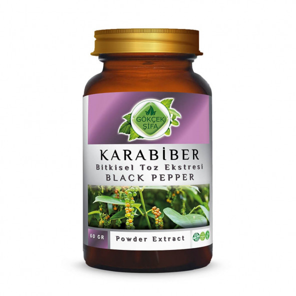 Karabiber Toz Ekstresi 60 gr. Cam Kavanoz ürün görseli 1