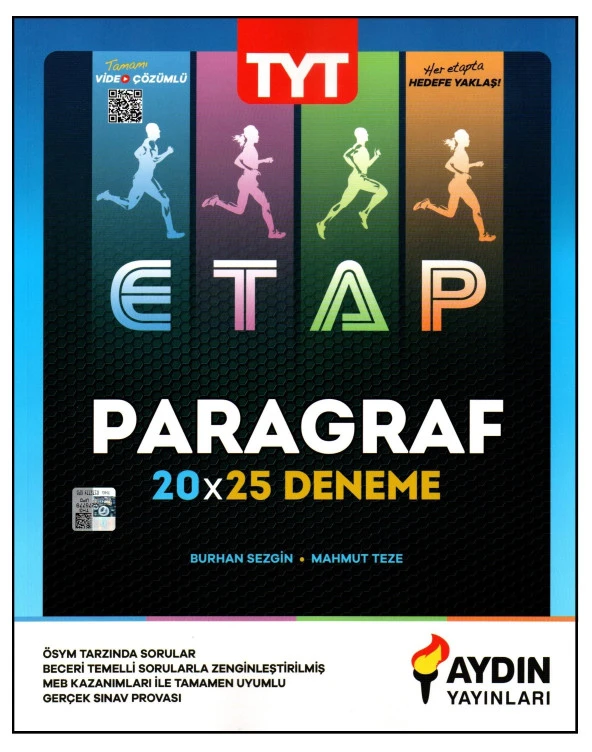 Aydın Yayınları TYT Paragraf Etap 20 Deneme ürün görseli 1