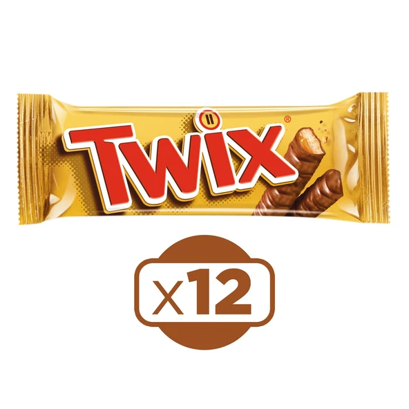Twix Karamelli Çikolata 50 G x 12 Adet ürün görseli 1
