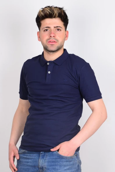 Lee L211810410 Lacivert Polo Yaka Erkek T-shirt ürün görseli 1