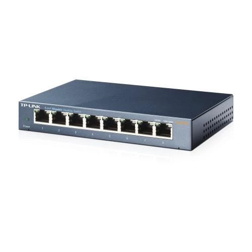 TP-LINK TL-SG108 8PORT 10/100/1000 YÖNETİLEMEZ SWITCH ürün görseli 1