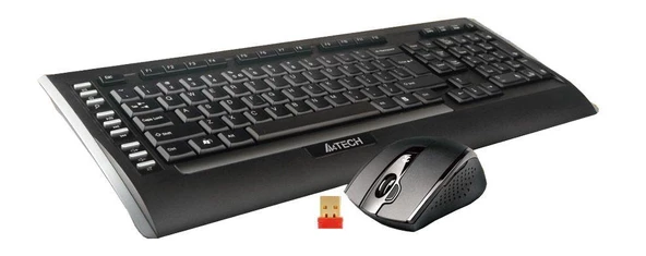 A4 TECH 9300F V-TRACK 2.4Ghz MM KABLOSUZ Q KLV SET ürün görseli 1