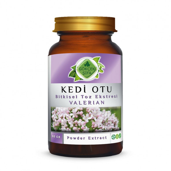 Kedi Otu Toz Ekstresi 80 gr. Cam Kavanoz ürün görseli 1