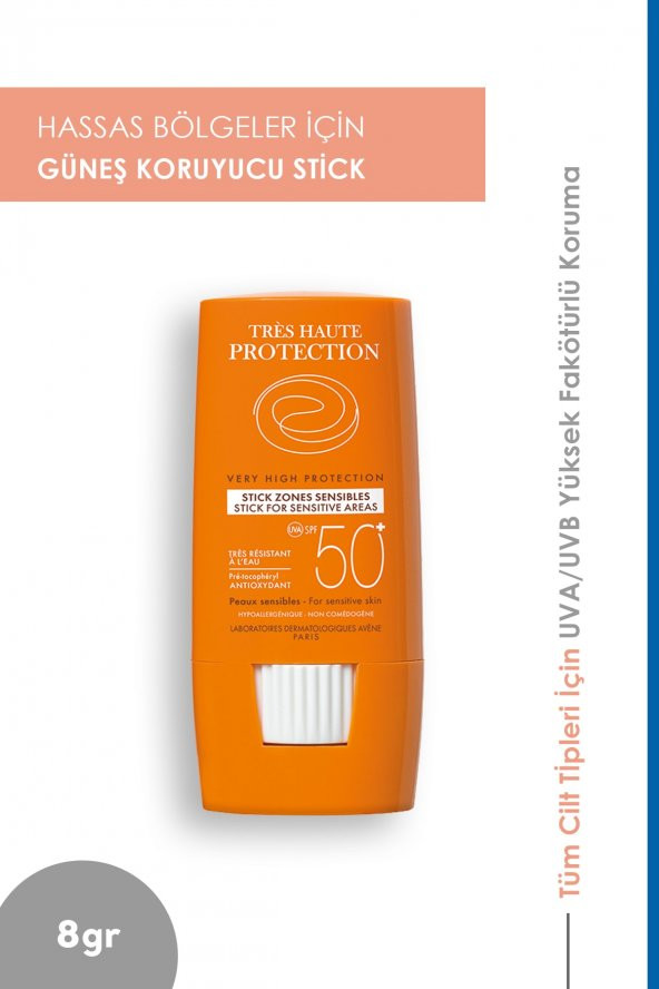 Hassas Bölgeler Için Güneş Koruyucu Stick Spf50 8 Gr ürün görseli 1