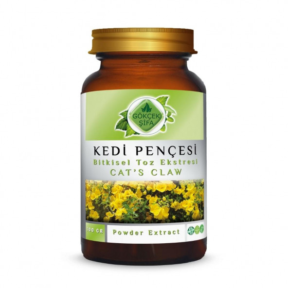 Kedi Pençesi Toz Ekstresi (Uncaria tomentosa)100 gr. Cam Kavanoz ürün görseli 1