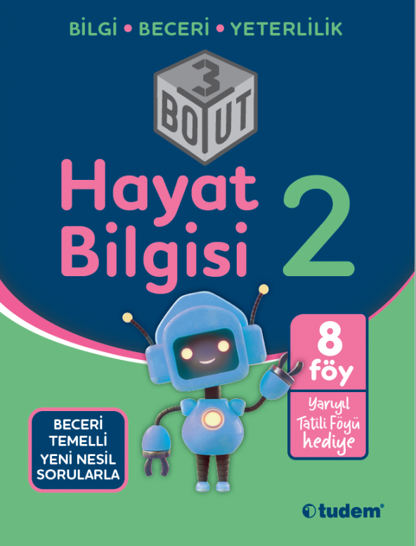TUDEM 2.SINIF HAYAT BİLGİSİ 3 BOYUT ürün görseli 1
