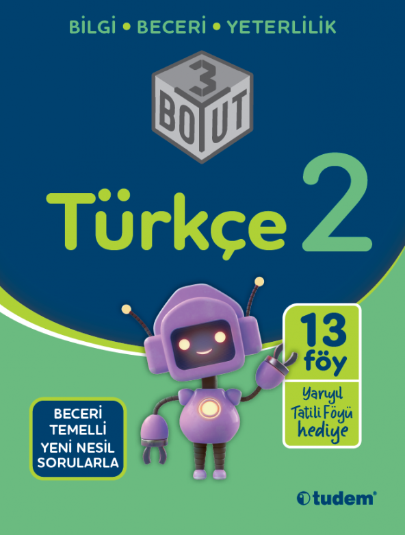 TUDEM 2.SINIF TÜRKÇE 3 BOYUT ürün görseli 1