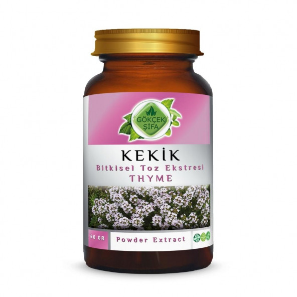 Kekik Toz Ekstresi (Thymus)60 gr Cam Kavanoz ürün görseli 1