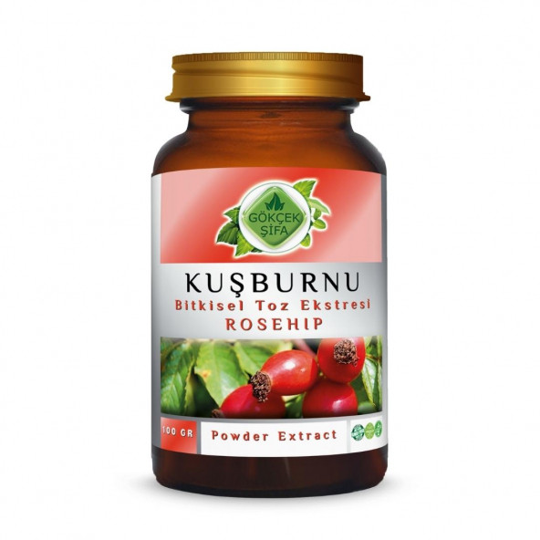 Kuşburnu Toz Ekstresi (Rosa canina L.)100 gr Cam Kavanoz ürün görseli 1