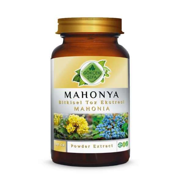 Mahonia Toz Ekstresi (Mahonia Aquifolium)100 gr Cam Kavanoz ürün görseli 1