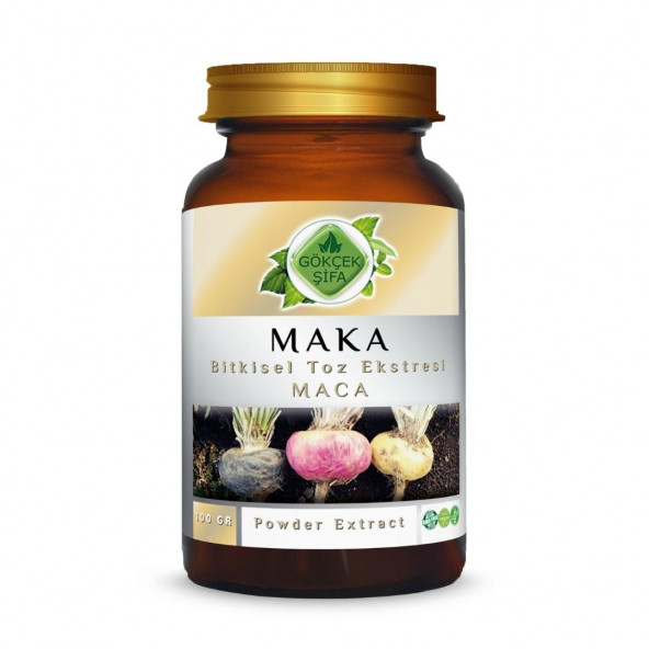 Maka Toz Ekstresi (Lepidium Meyenii)100 gr Cam Kavanoz ürün görseli 1