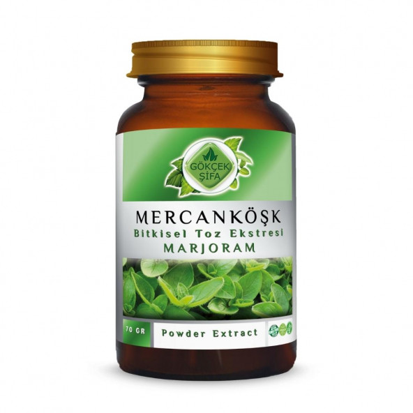Mercan Köşk Toz Ekstresi (Origanum Majorona)70 gr. Cam Kavanoz ürün görseli 1