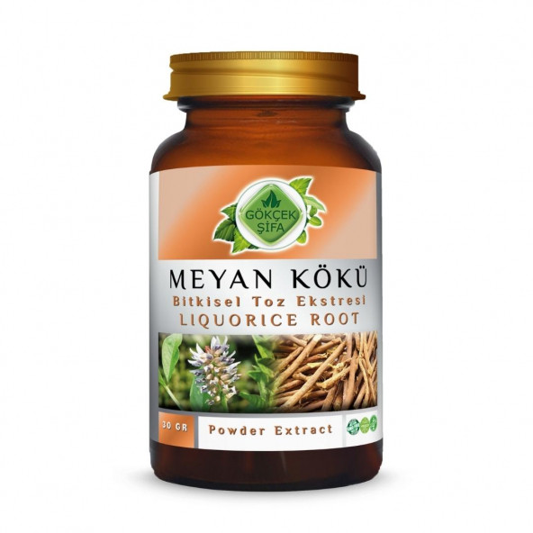 Meyan Kökü Toz Ekstresi (Glycyrrhiza Glabra)30 gr Cam Kavanoz ürün görseli 1