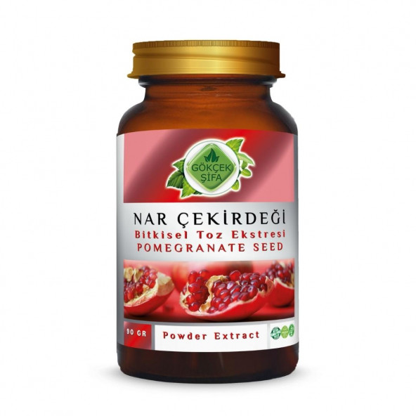 Nar Çekirdeği Toz Ekstresi (Punica Granatum Peel)90 gr Cam Kavanoz ürün görseli 1