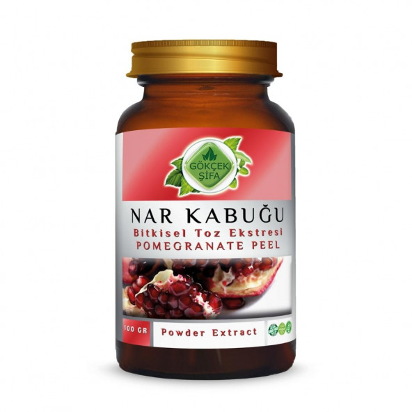 Nar Kabuğu Toz Ekstresi 100 gr Cam Kavanoz ürün görseli 1