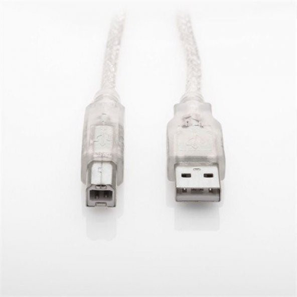 S-Link Usb2.0 1.5M Şeffaf Yazıcı Kablosu - Resim 3