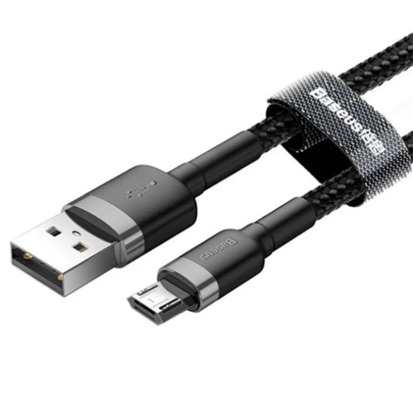 Baseus Cafule Mikro Usb 1 Metre 2.4A Hızlı Şarj Halat Usb Kablo ürün görseli 1