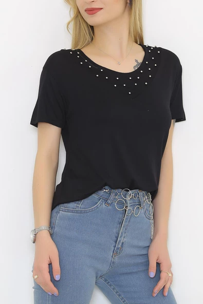 ZhlButik Önü İncili Bluz - Resim 7