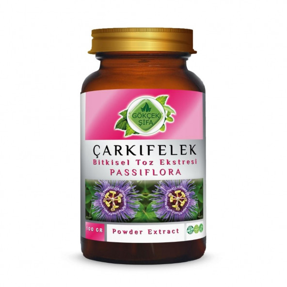 Passiflora (Çarkıfelek) Toz Ekstresi 100 gr. Cam Kavanoz ürün görseli 1