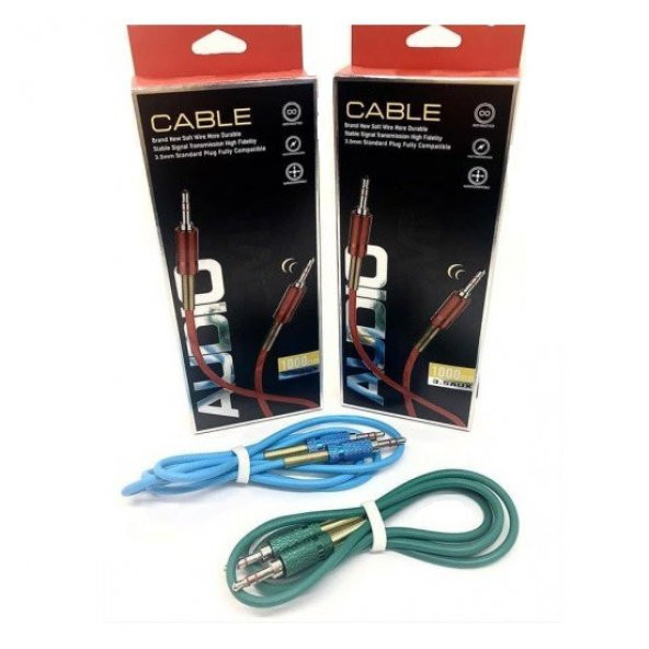 Audio 3.5mm 100Cm Aux Kablosu Ses kablosu ürün görseli 1