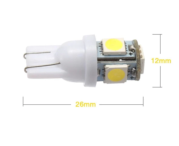 Zhltools T10 Led Ampul Led Park Ampülü Gündüz Farı Oto Dipsiz Led ürün görseli 1