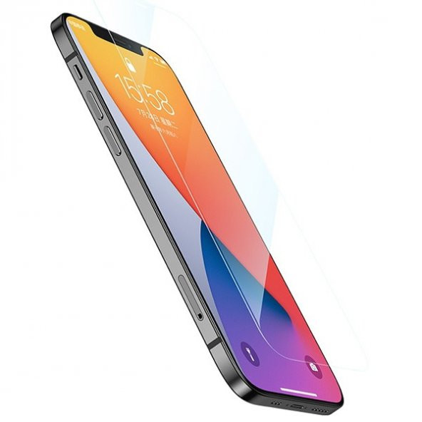 ALLY iPhone 12 Pro Max 6.7-inch Tempered Cam Ekran Koruyucu ürün görseli 1