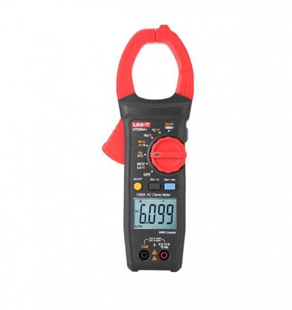 Unı-T Ut 206A+ 1000A Ac Dijital İnrush Akım Pensampermetre 1000A Ac 1000V Ac/Dc ürün görseli 1