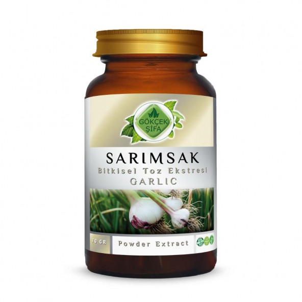Sarımsak Toz Ekstresi (Sarımsak Allium Sativum)70 gr. Cam Kavanoz ürün görseli 1