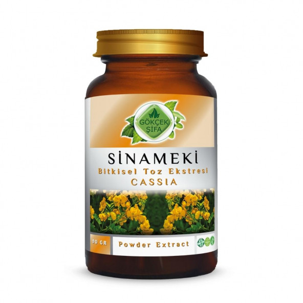 Sinameki Toz Ekstresi (Cassia Angustifolia) 90 gr Cam Kavanoz ürün görseli 1
